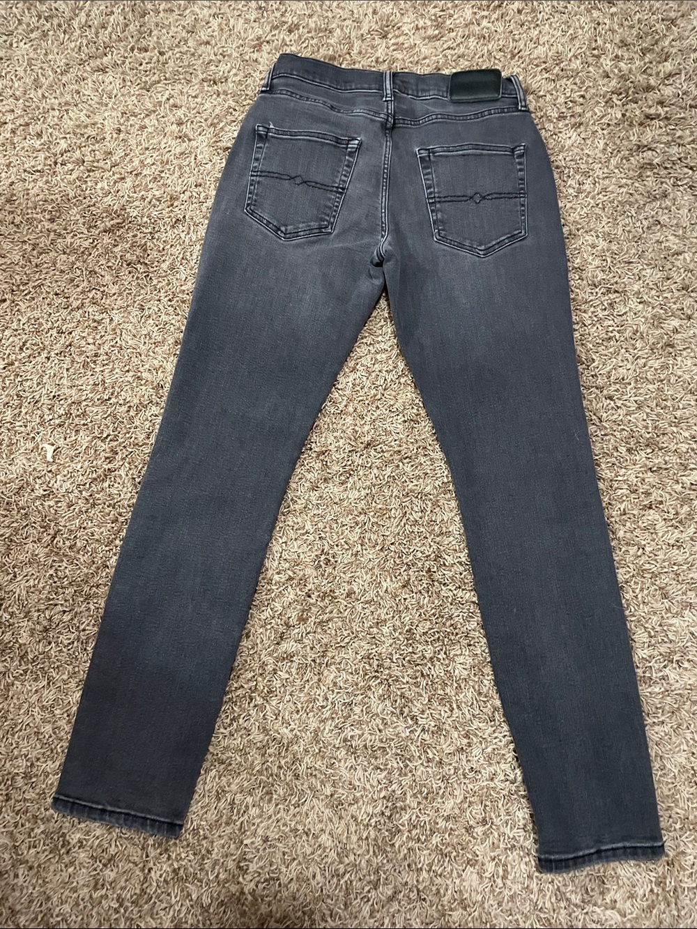 Lucky Brand - Washed Dark Gray/Charcoal - Skinny Jeans - Picture 2 of 6